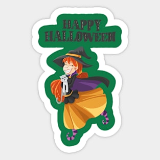 The Smiling Witch Sticker